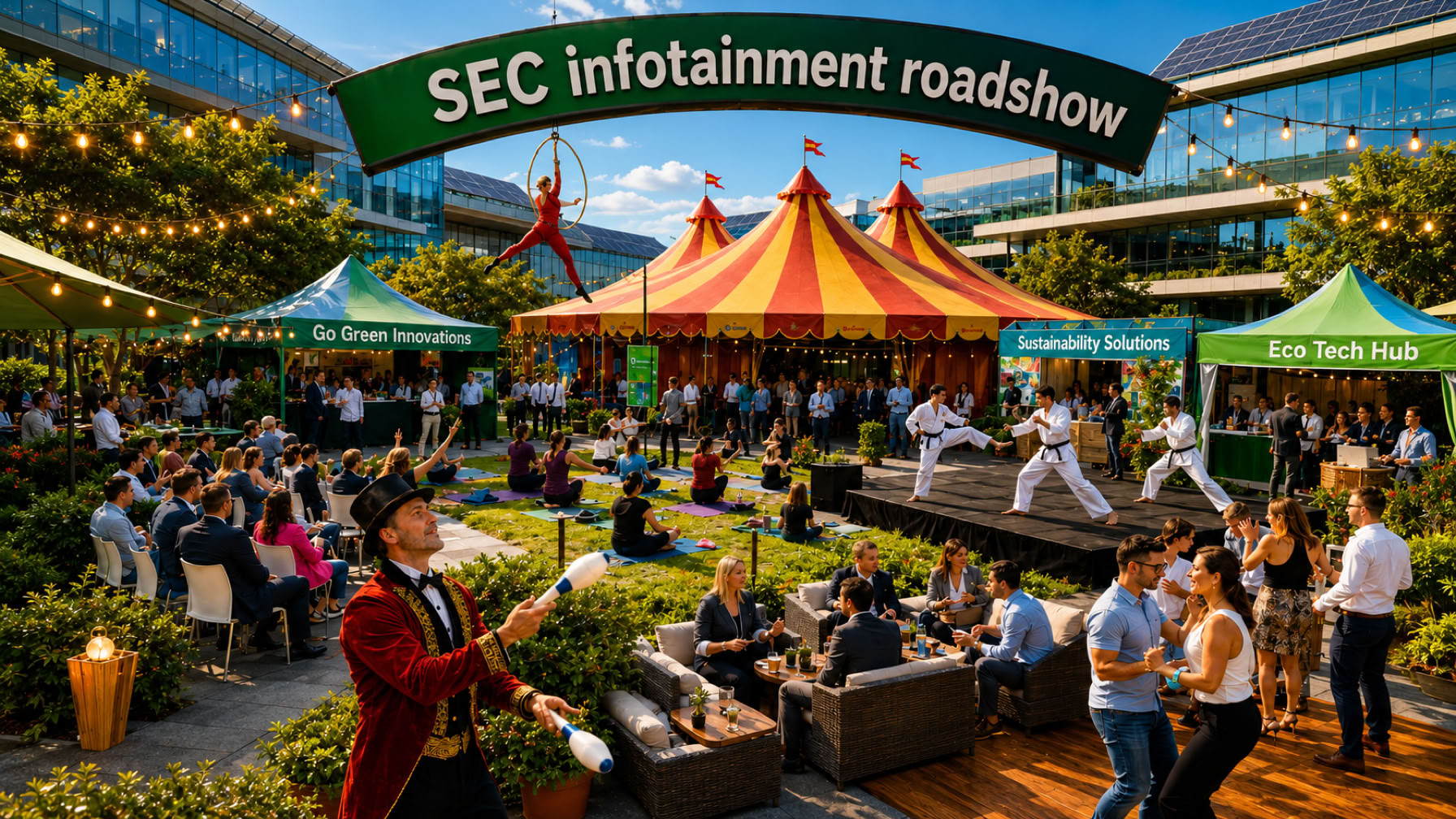 The SEC Infotainment Roadshow: A Sustainable Revolution Wrapped in Circus MagicWrapped in Circus Magic 