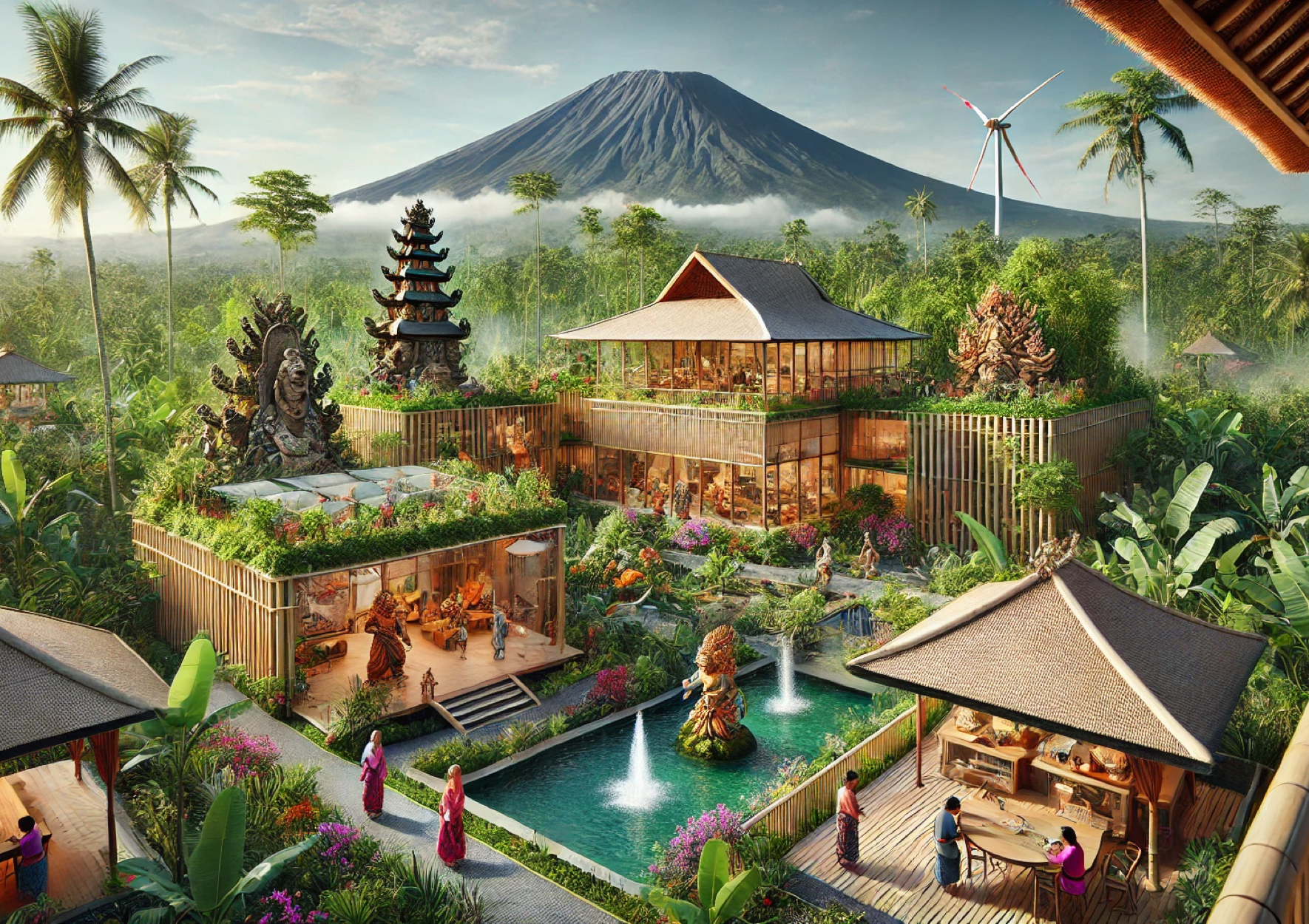 Bali's Techno-Mythical Paradise: A Blueprint for Sustainable Living