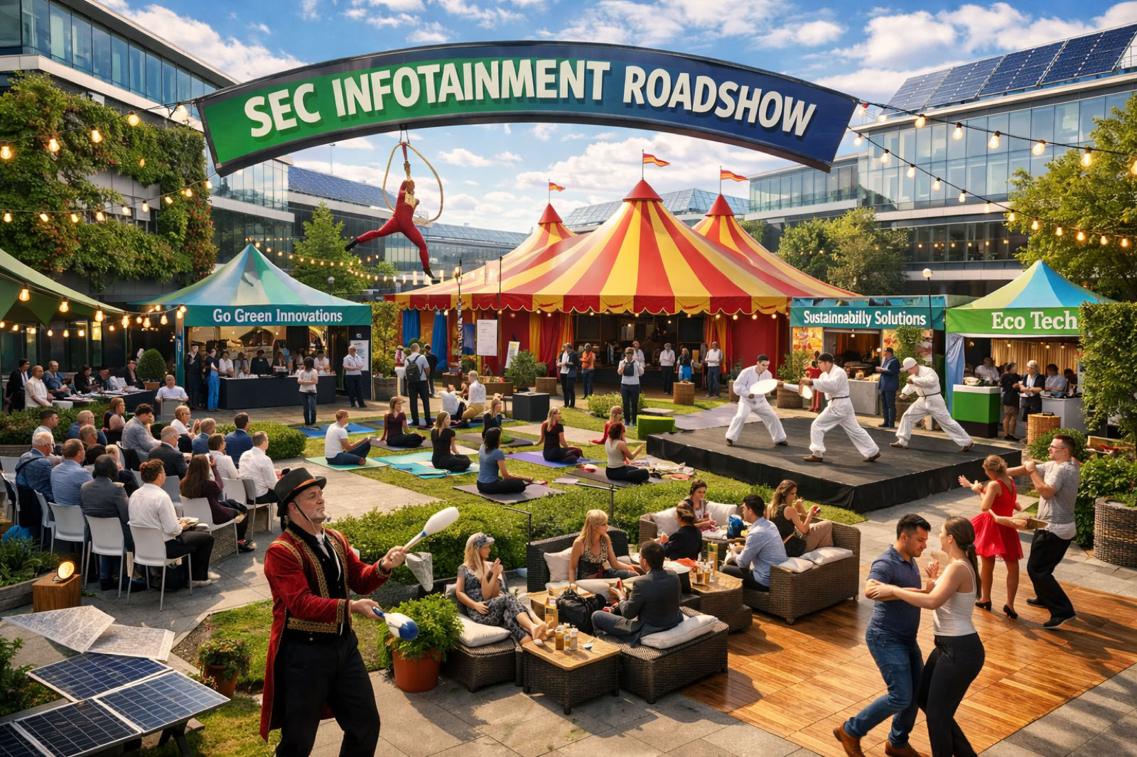 The SEC Infotainment Roadshow: A Sustainable Revolution Wrapped in Circus MagicWrapped in Circus Magic 